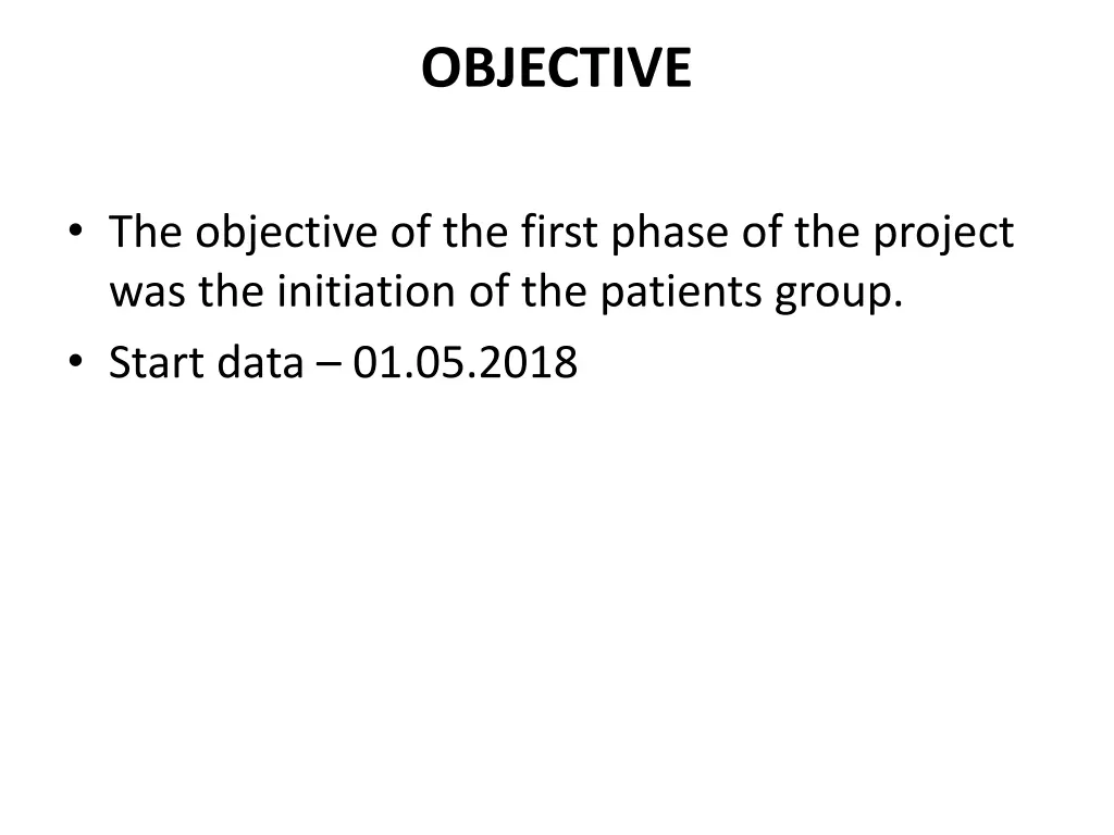 objective