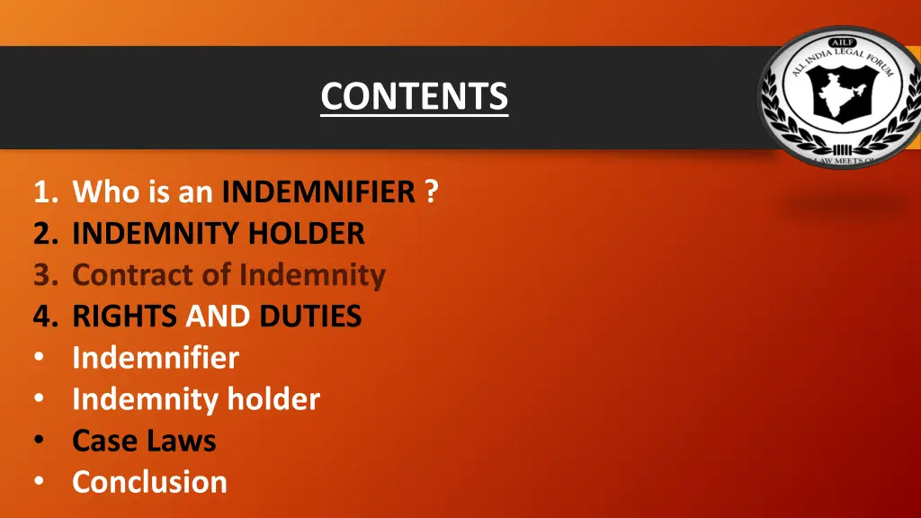 contents