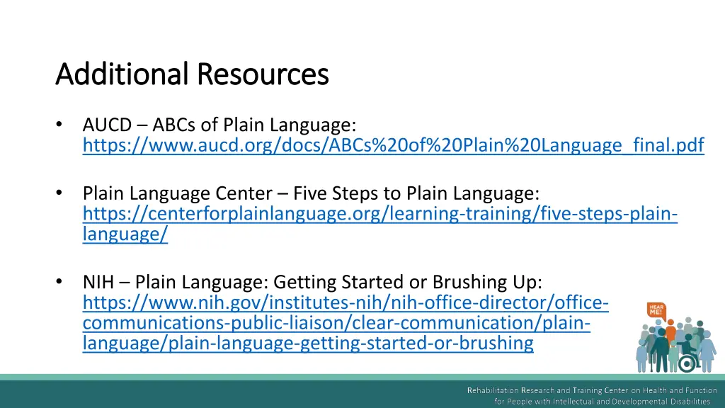 additional resources additional resources