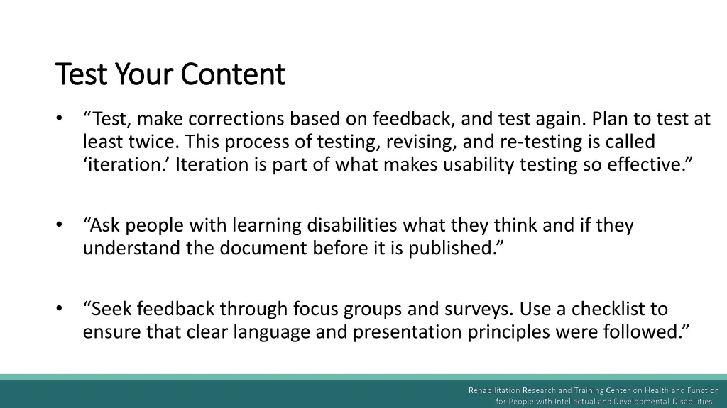 test your content test your content