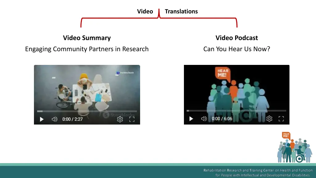 video translations