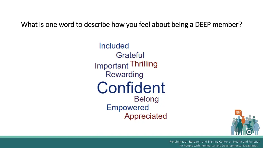 what is one word to describe how you feel about