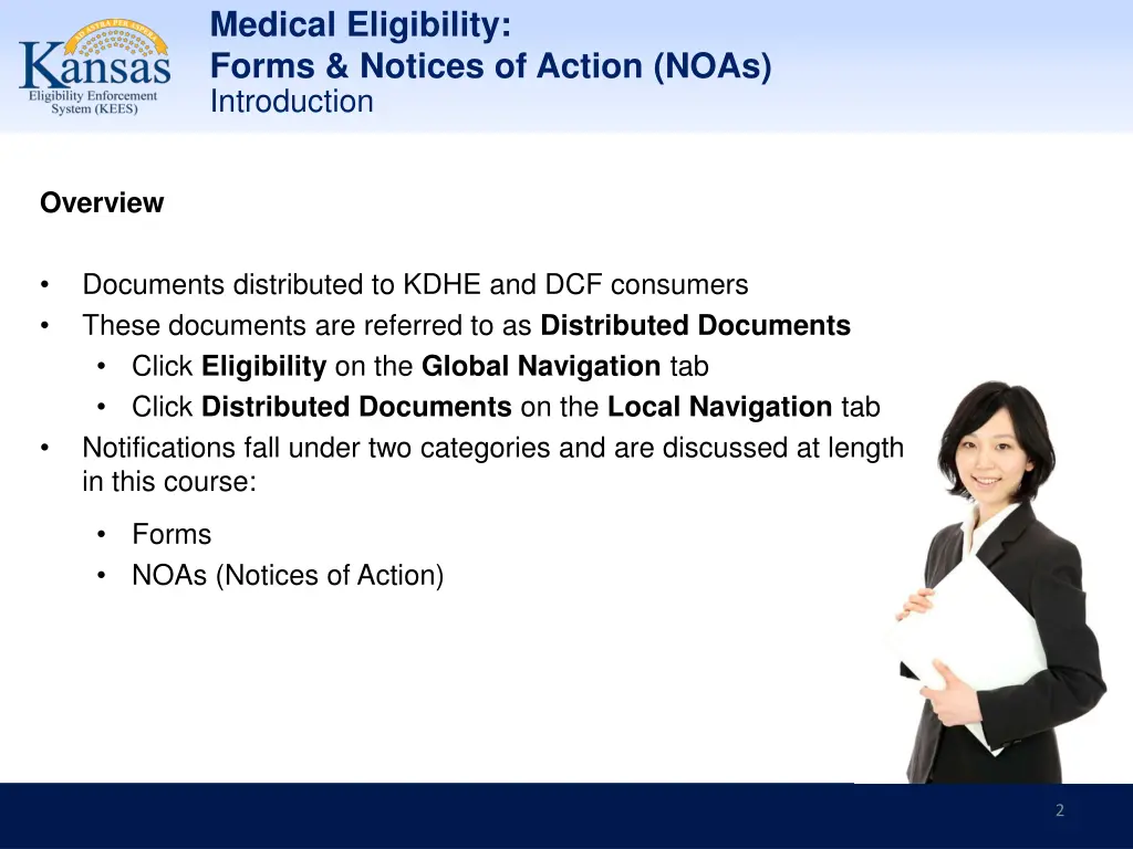 medical eligibility forms notices of action noas 1