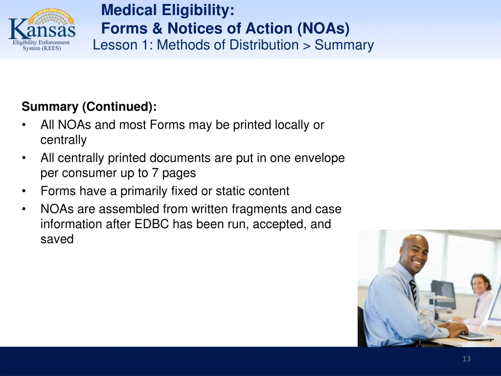 medical eligibility forms notices of action noas 12