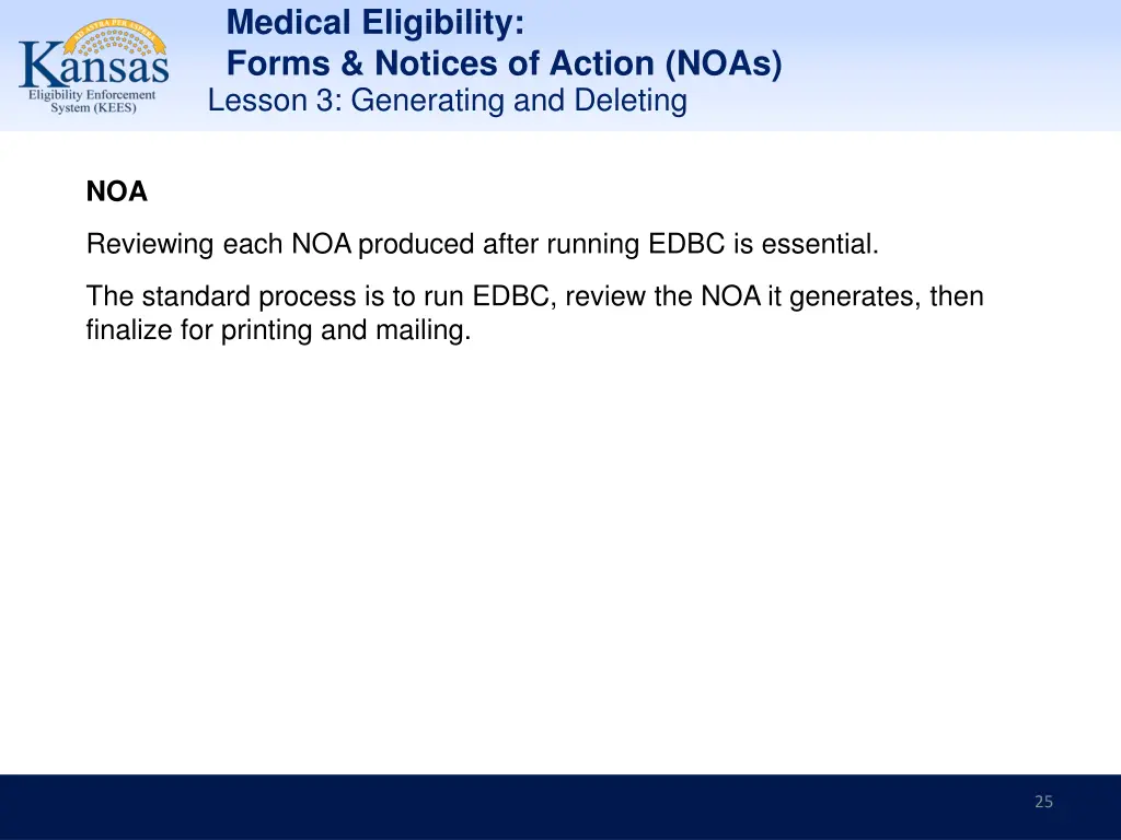 medical eligibility forms notices of action noas 24