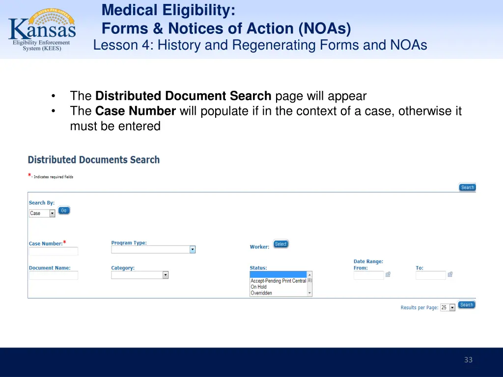 medical eligibility forms notices of action noas 32