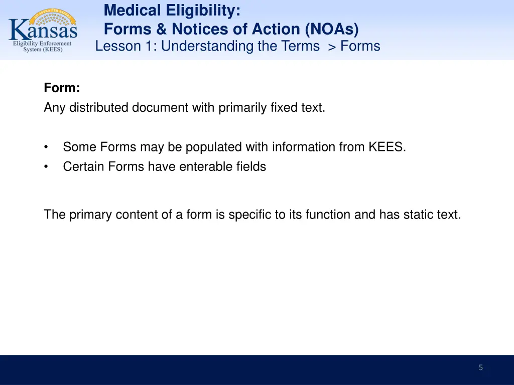 medical eligibility forms notices of action noas 4