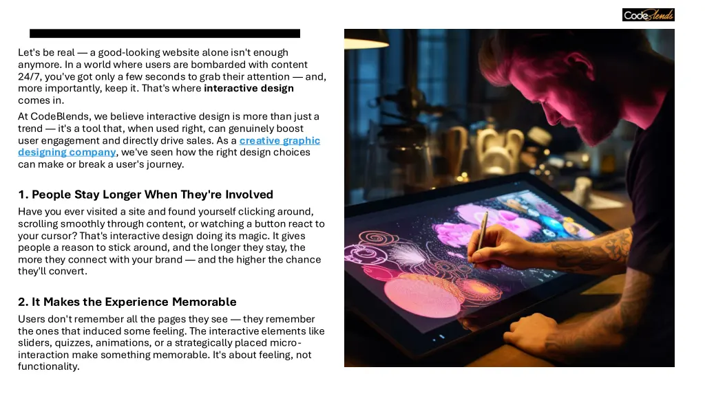 let s be real a good looking website alone