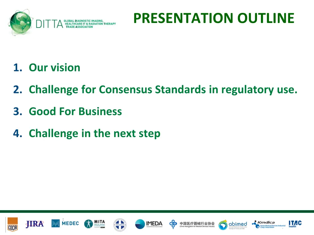 presentation outline
