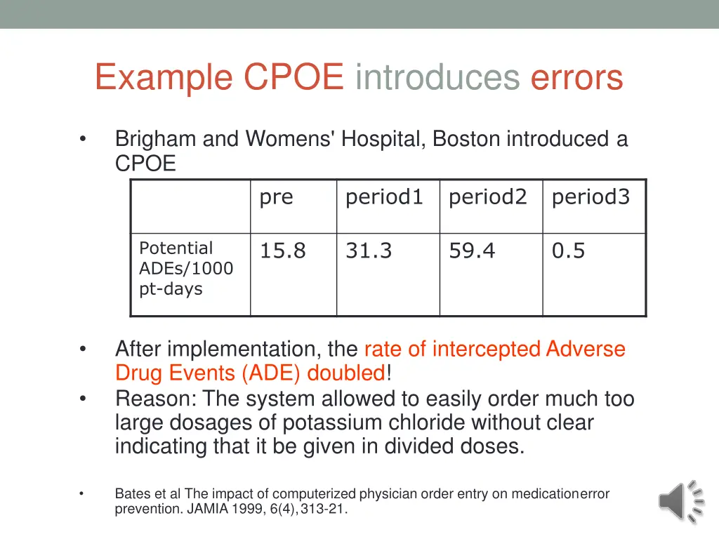 example cpoe introduces errors
