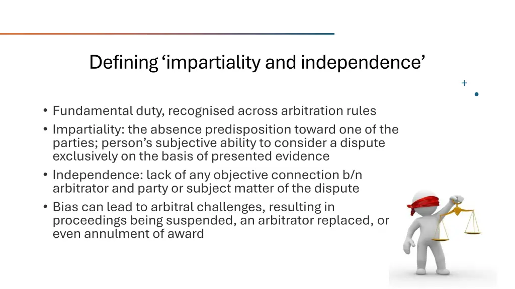defining impartiality and independence