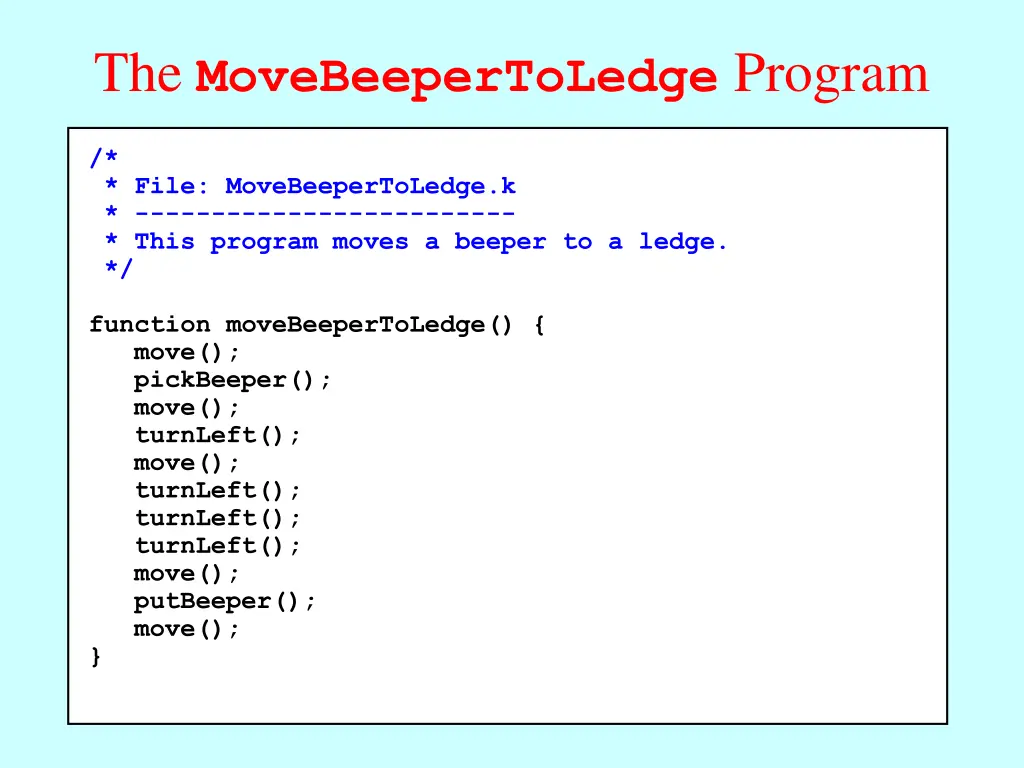 the movebeepertoledge program