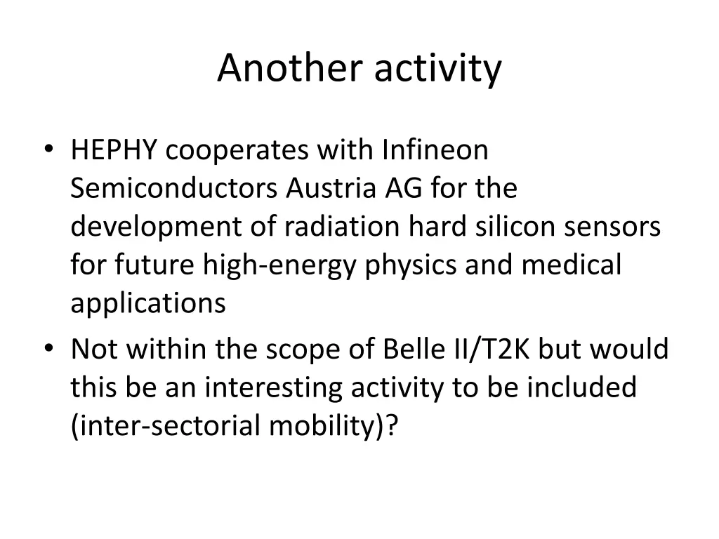 another activity