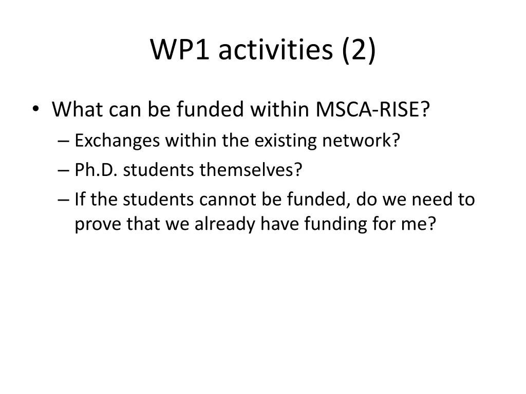 wp1 activities 2