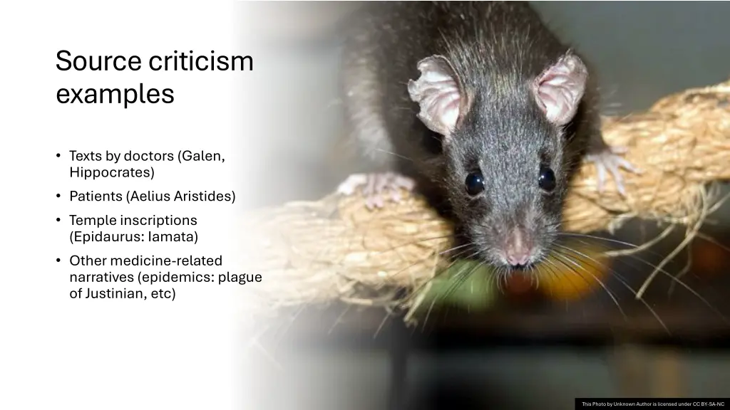 source criticism examples