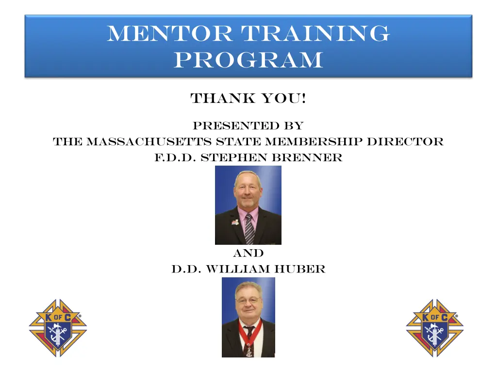 mentor training program 21