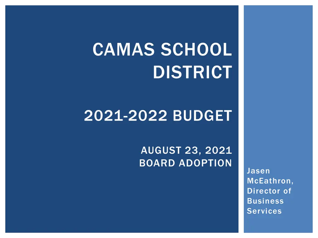 camas school district