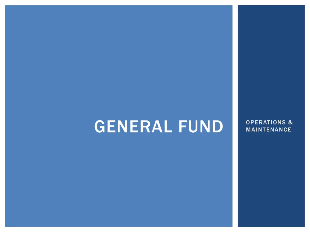 general fund