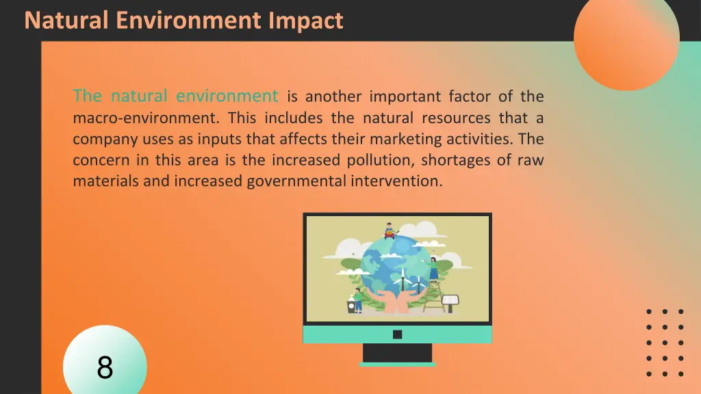 natural environment impact