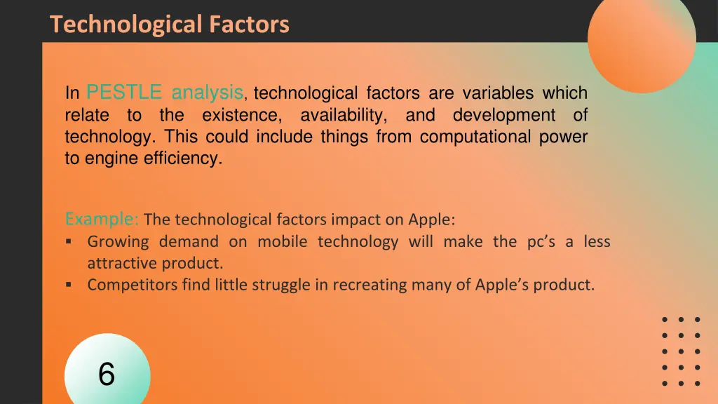 technological factors