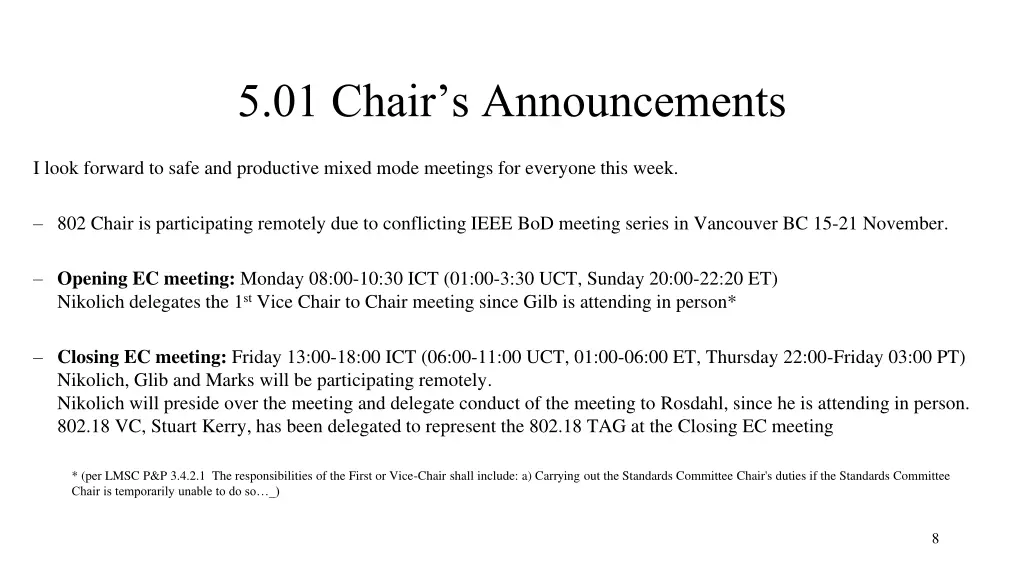 5 01 chair s announcements 1