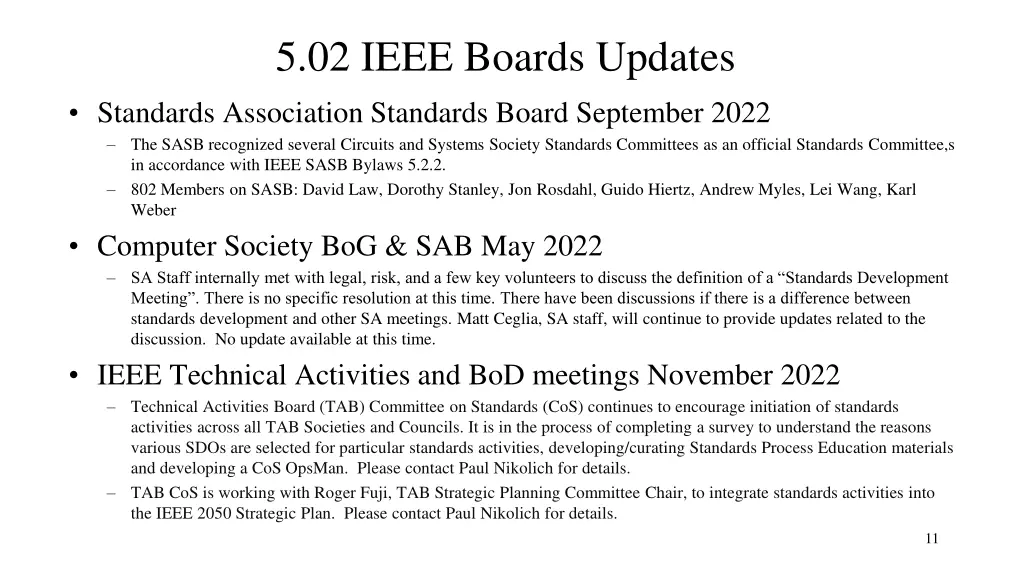5 02 ieee boards updates