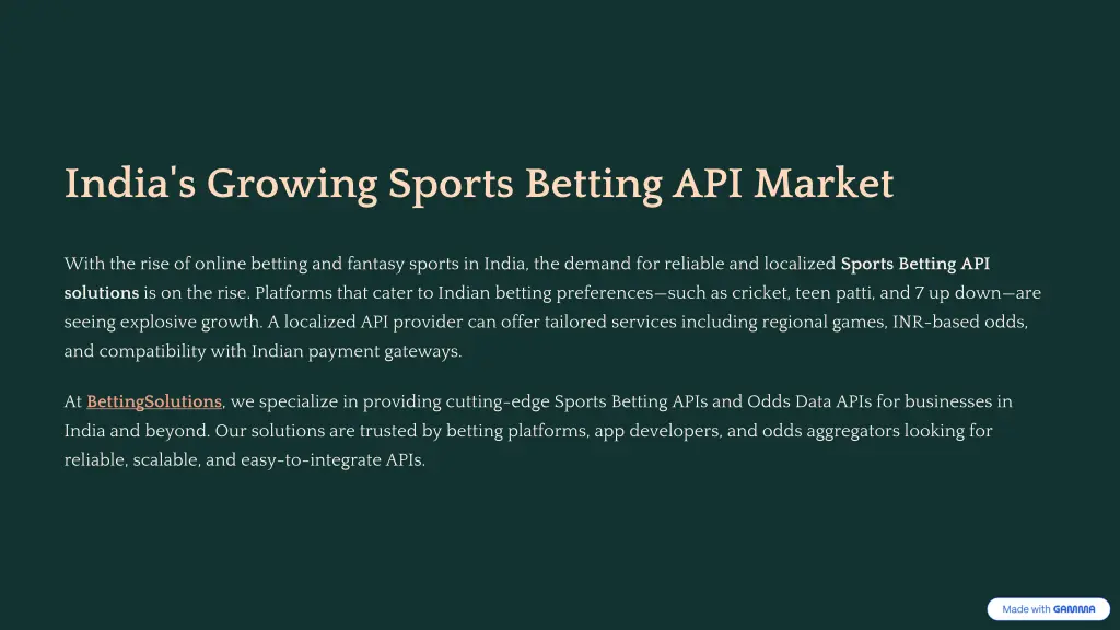 india s growing sports betting api market