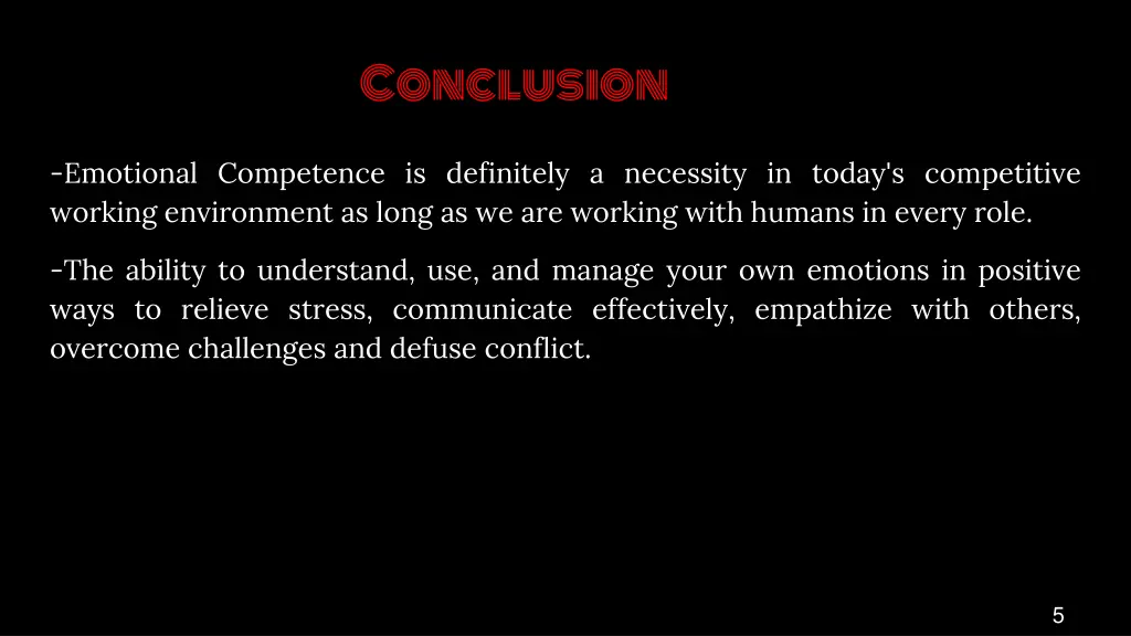 conclusion