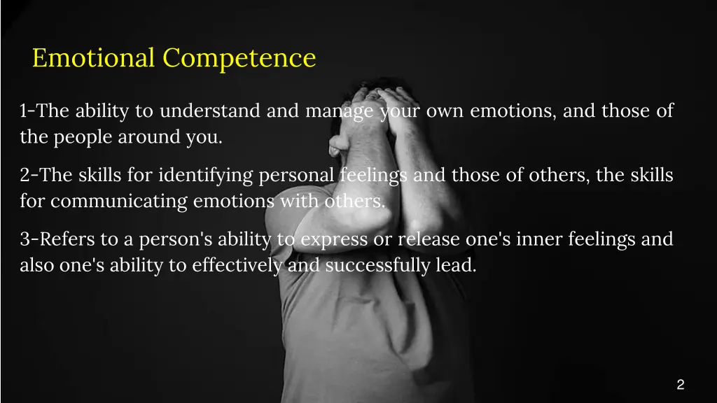 emotional competence