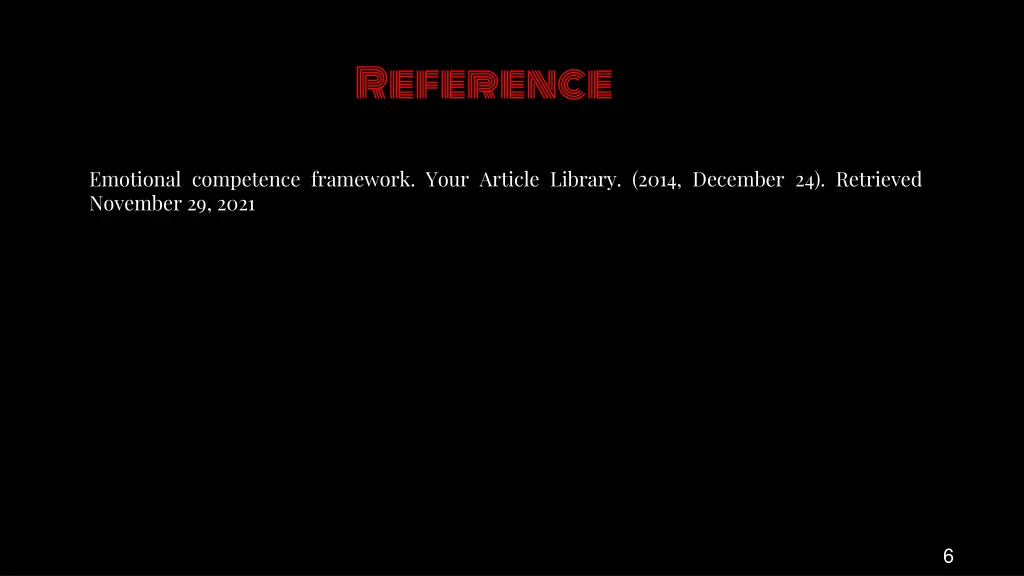 reference
