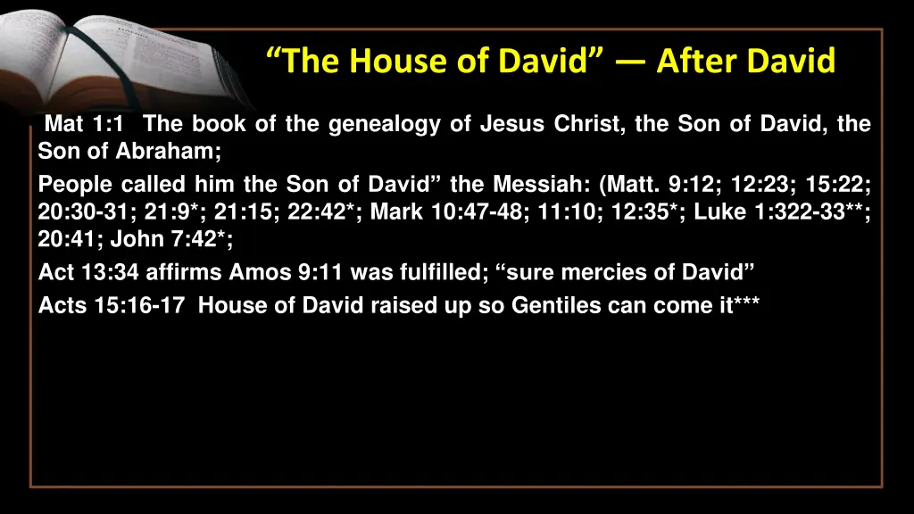 the house of david after david 10