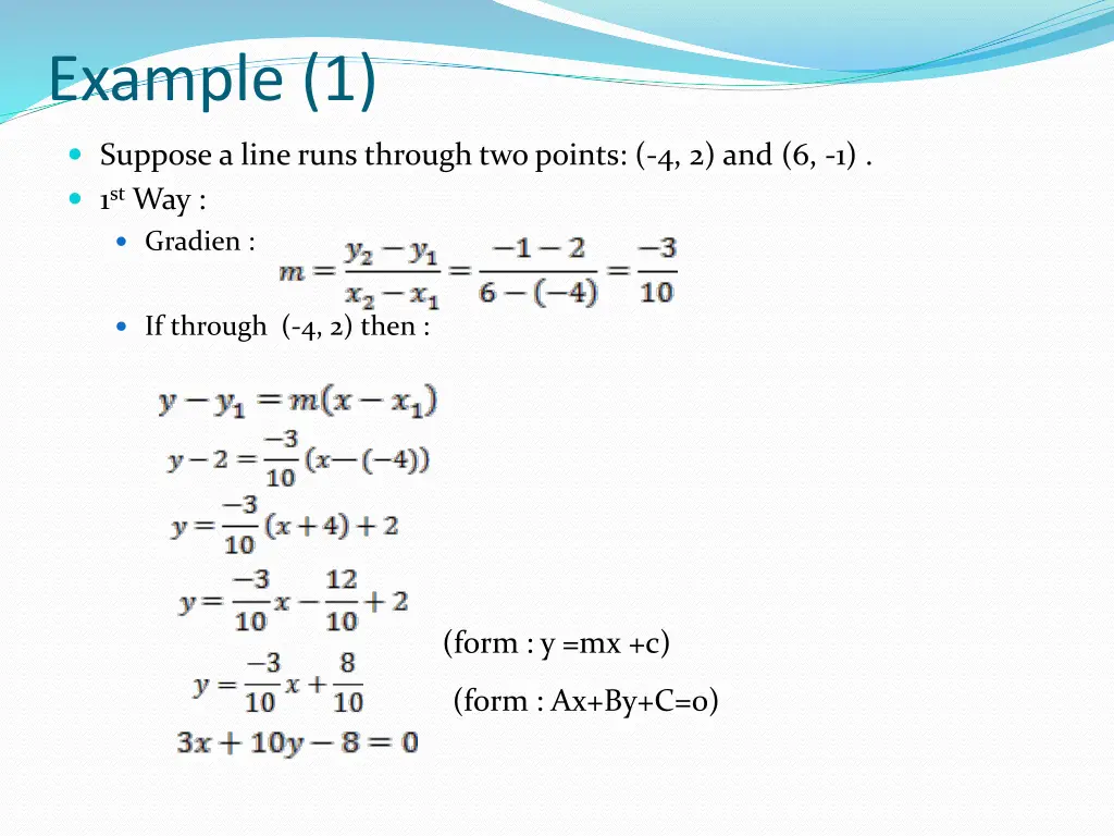 example 1