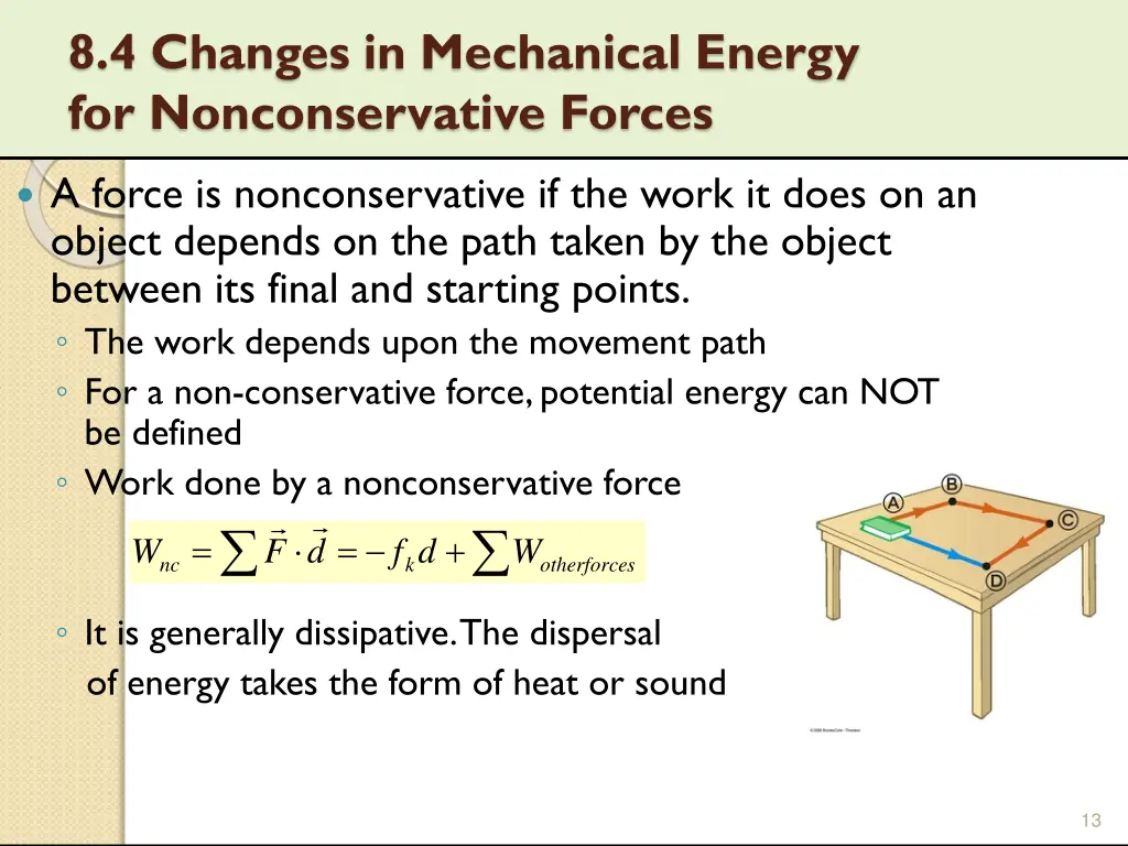 8 4 changes in mechanical energy