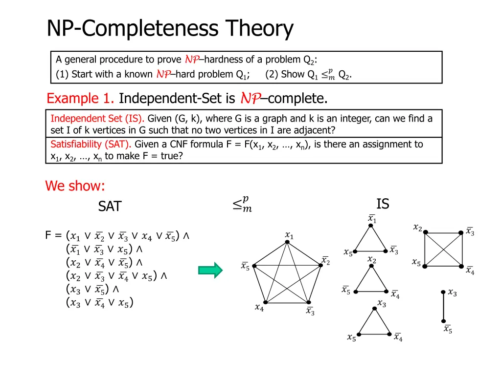 np completeness theory 6