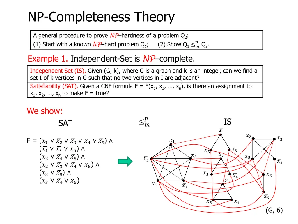 np completeness theory 7