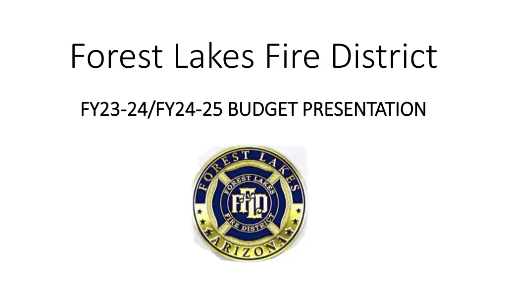 forest lakes fire district