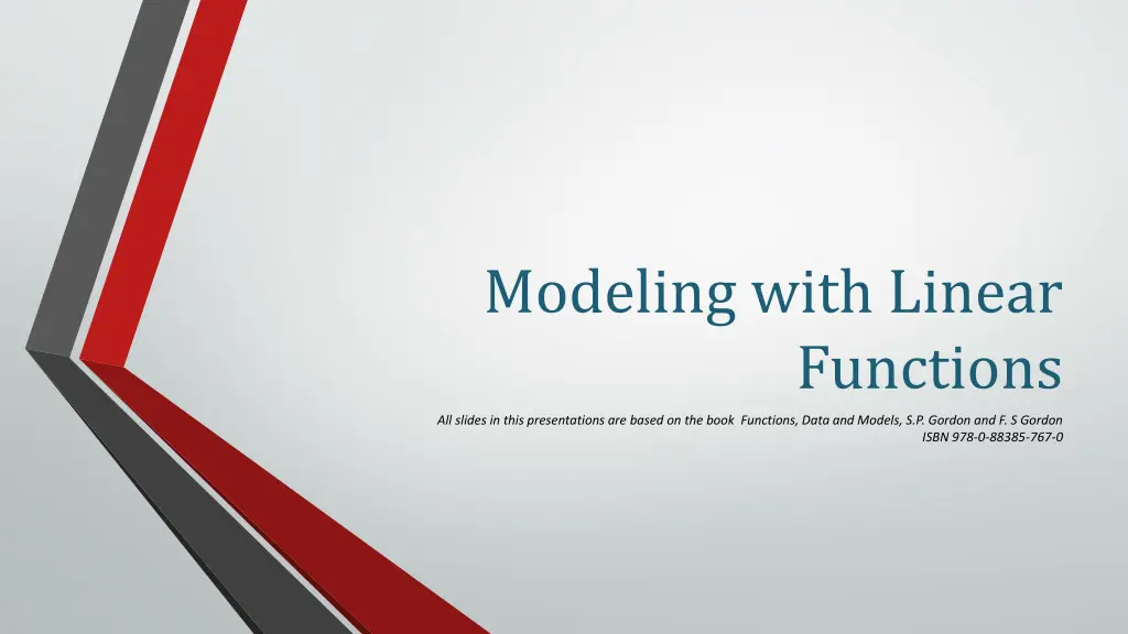 modeling with linear