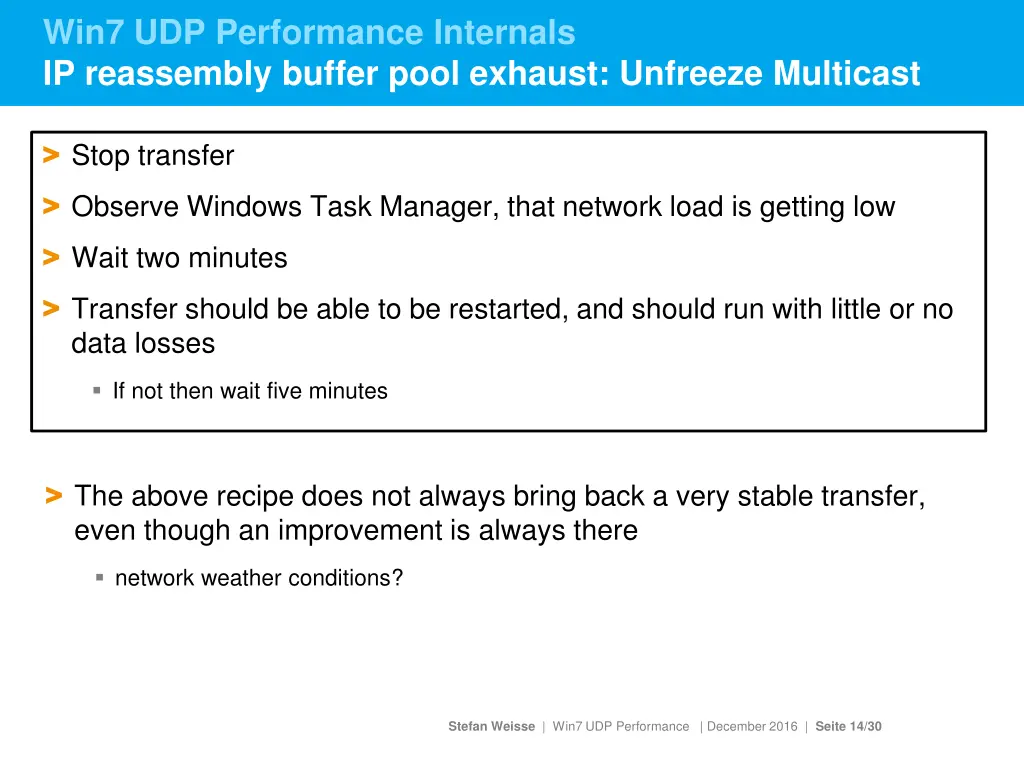 win7 udp performance internals ip reassembly