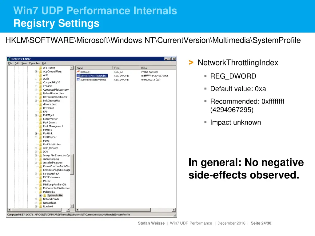 win7 udp performance internals registry settings 1