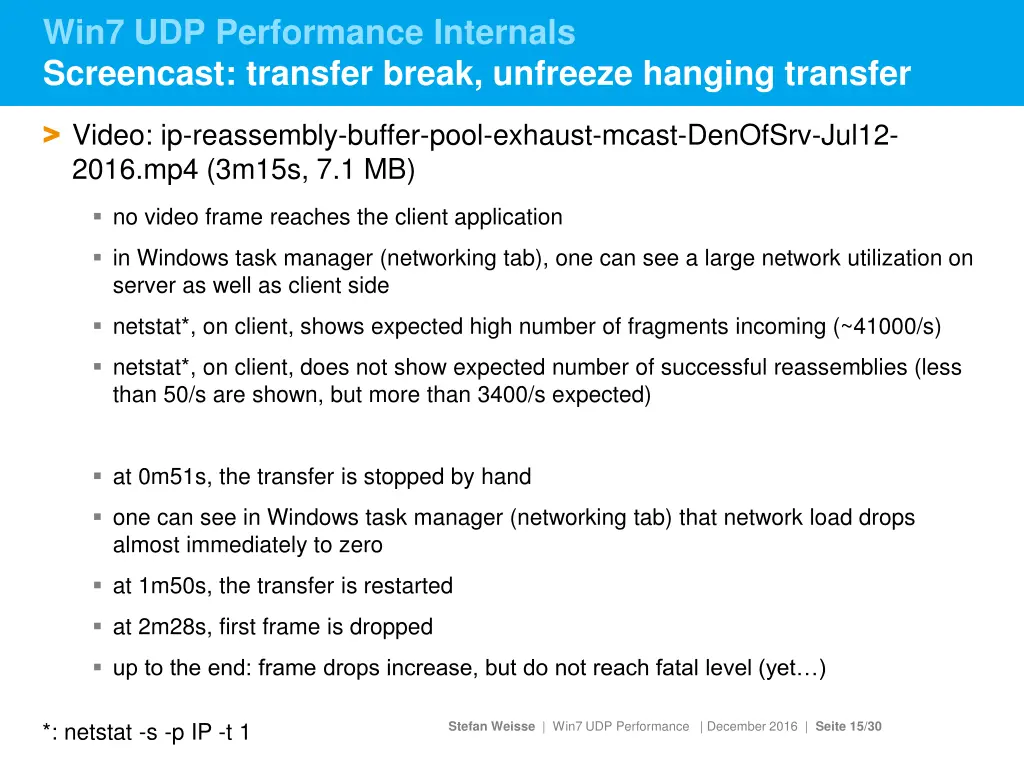 win7 udp performance internals screencast