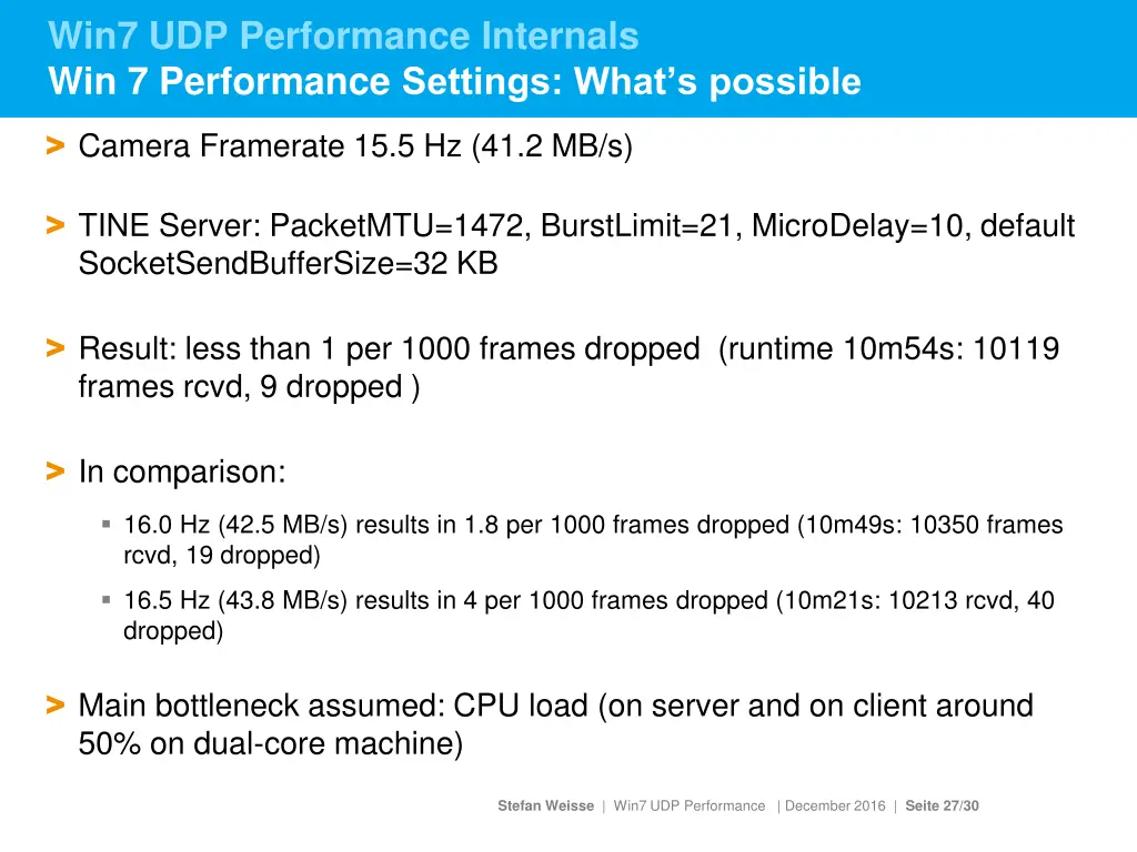 win7 udp performance internals win 7 performance