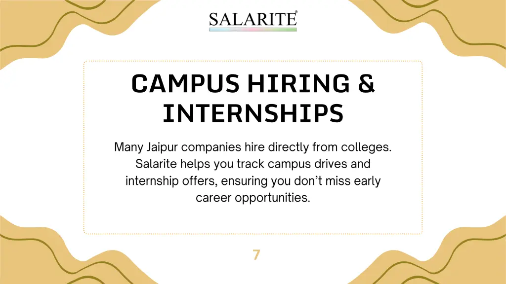 campus hiring internships