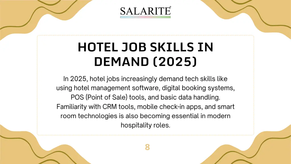 hotel job skills in demand 2025