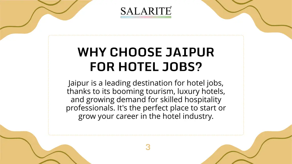 why choose jaipur for hotel jobs jaipur