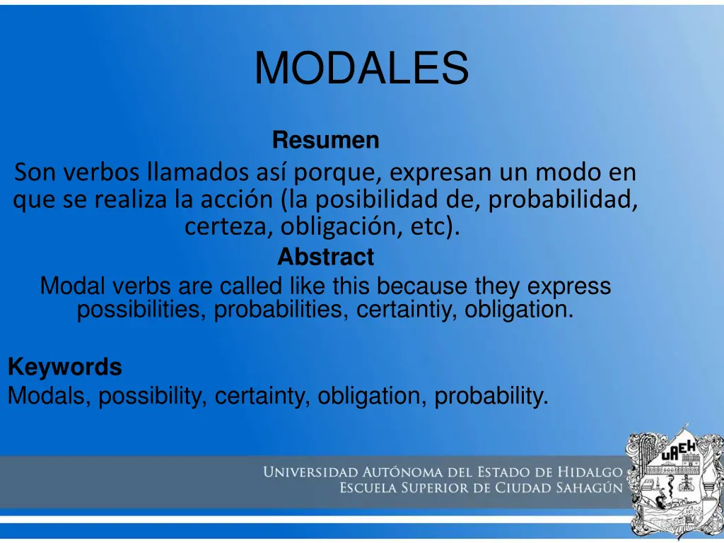modales 1