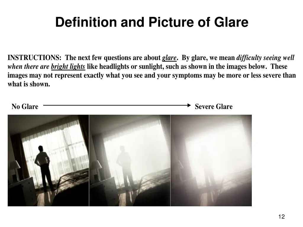 definition and picture of glare
