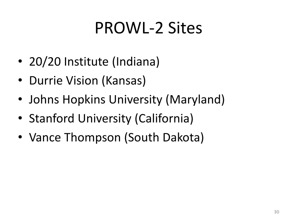 prowl 2 sites