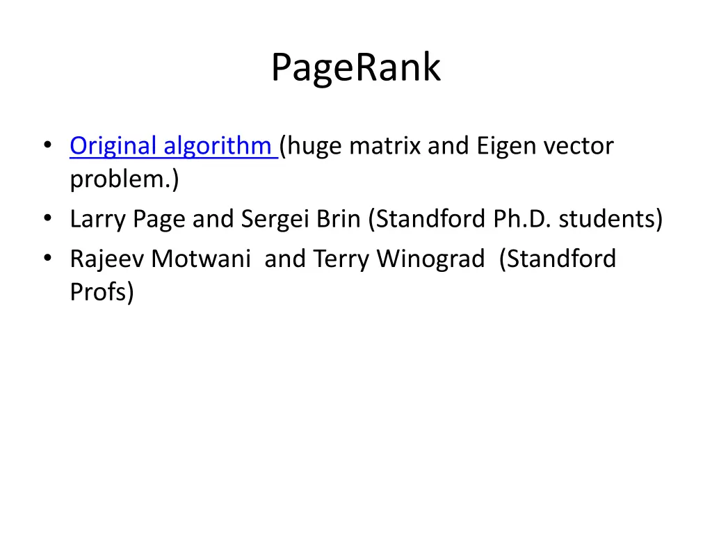 pagerank