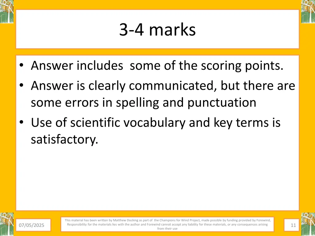 3 4 marks