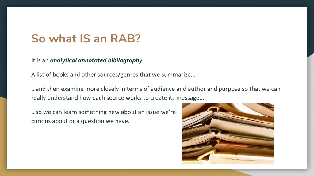 so what is an rab